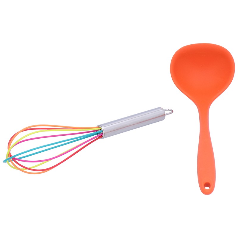 10Pcs set Silicone Kitchen Utensils Kitchenware Non Stick Spatula Spoon