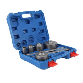 Concrete Hole Saw Kit for SDS Plus & Hammer Drills, 30-100mm Multi-Size Drill Bits Set for Concrete, Brick, Stone, Tile Walls Includes Portable Case