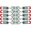 DasMarine 10Pcs Heavy Duty Toggle Latch Catches Adjustable Lock Clamp