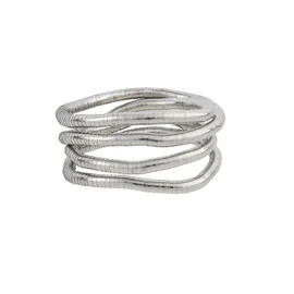 Bendable Snake Necklace for Women Flexible Multi-purpose Infinite Loop Choker Armband Bracelet Trendy Collar Jewelry, Large, Zinc, no gemstone