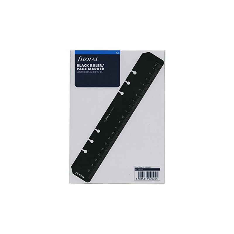 A5 Ruler page marker black