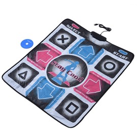 Dance Pad, Non-Slip Wear-Resistant Dancing Step Dance Mat Pad Dancer Blanket t with USB for PC Support Windows 10 Dance Dance Revolution pad Dance Dance Revolution mat one