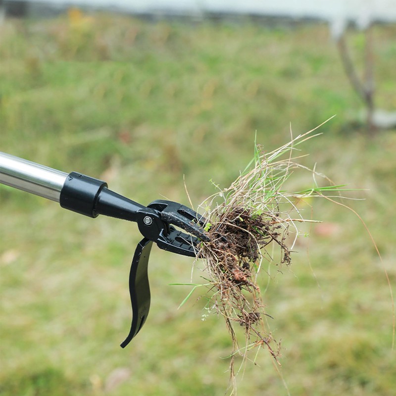 SUQ Weed Puller, Stainless Steel Stand Up Weeder Hand Tool,