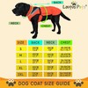 Lautus Pets Dog Rain Coat - Waterproof, Reflective, Bright Orange