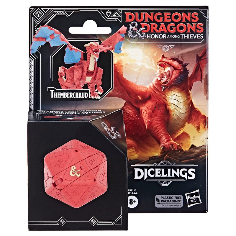 Hasbro Dungeons & Dragons Honor Among Thieves D&D Dicelings Red