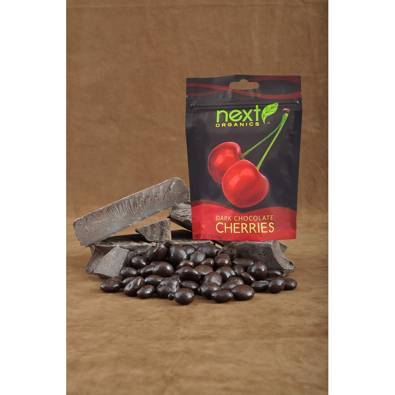 Next Organics Dark Chocolate Cherries 16 oz Bag (Pack of