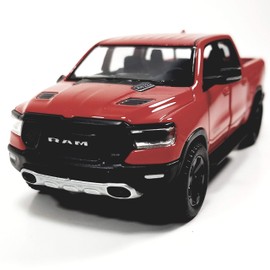 KiNSMART - 2019 Dodge Ram 1500 Pickup 1:46 O Scale 5" Die Cast Metal Model Toy Truck Red