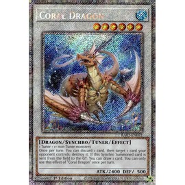 Coral Dragon (Platinum Secret Rare) - RA02-EN031 - Platinum Secret Rare - 1st Edition