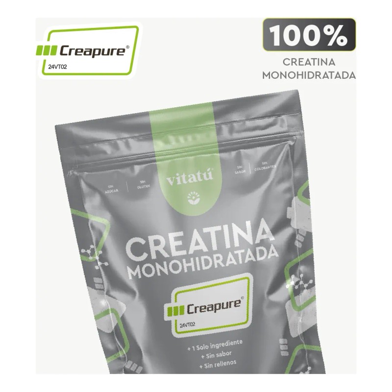 Vitatú | Creatina Monohidratada Creapure De Alta Pureza Sabor Sin