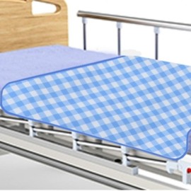 25 colors 1pc 145x90 patient tarpaulin, patient waterproof pad, patient waterproof pad, bed tarpaulin, elderly person’s tarpaulin Waterproof coating sheet (round)/02.monkey navy