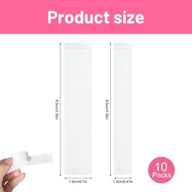 Suevut 360 Pcs Double Sided Body Tape, 2 Sizes (180 Pcs Each), Strong Adhesion Fashion Tape for Clothes & Body, Invisible, Traceless, Long-lasting, Ideal for Sensitive Skin