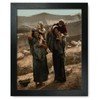 Framed Print 9x12: Bedouins And Children Outside Tent, Holy Land,