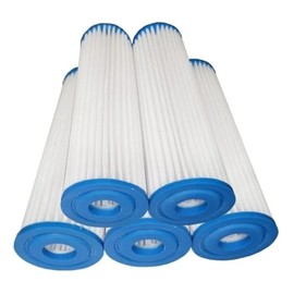 5 CARTUCHO DE REPUESTO DE POLIPROPILENO FILTRO ESTANDAR COMPATIBLE CON ROTOPLAS FILTRACION AGUA 50 MICRAS CAPACIDAD PARA TODA LA CASA FILTRO DE REMPLAZO