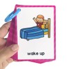 Lachilly Daily Routines Learning Flashcards, High Frequency Words, Beginning Reading,