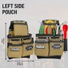 FUERI Nylon Tool Belt Bags Pouches Heavy Duty for Men