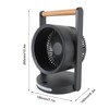 USB Desk Fan with Night Light 5 Speeds Quiet Portable