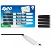 EXPO Low Odor Dry Erase Markers, Fine Tip, Black, 4