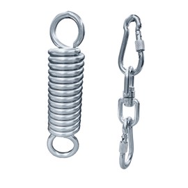 Suprwin Punching Bag Hanger, Heavy Duty Boxing Punching Bag Hanger,360° Rotational Heavy Bag Punching Bag Wall Mount W/Carabiners Spring for Heavy Bag, Gym Swing, Trapeze, Hammock:WLL-500Lbs