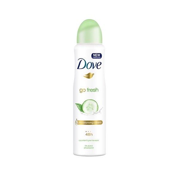Dove Dove Antiperspirant 48 Hours Body Spray, Go Fresh Cucumber