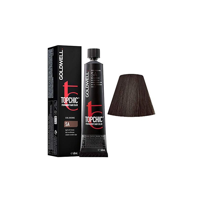 Goldwell Topchic TB Permanent Hair Colour, 5A Light Ash Brown,