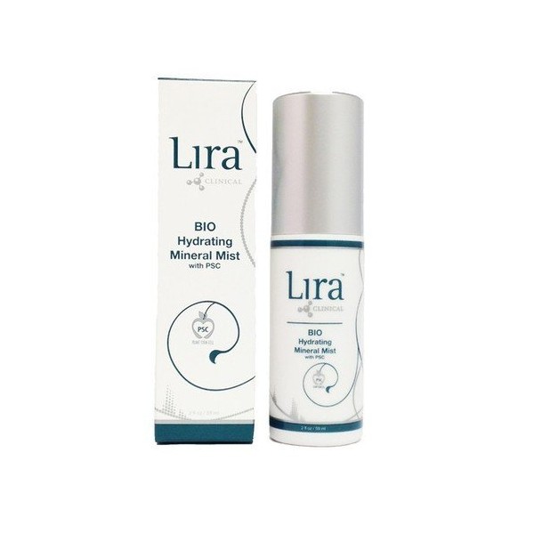 Lira Clinical Bio Hydrating Mineral Mist - Face Mist Hydrating Spray with Plant Stem Cells - Calming and Brightening Facial Mist with Antioxidants - Face Spray for Dry Skin, Oily, Sensitive - 2 Ounce