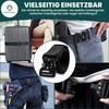 Zukunftsenkel Tactical Belt Men's Black Military Quick Release Extra Length