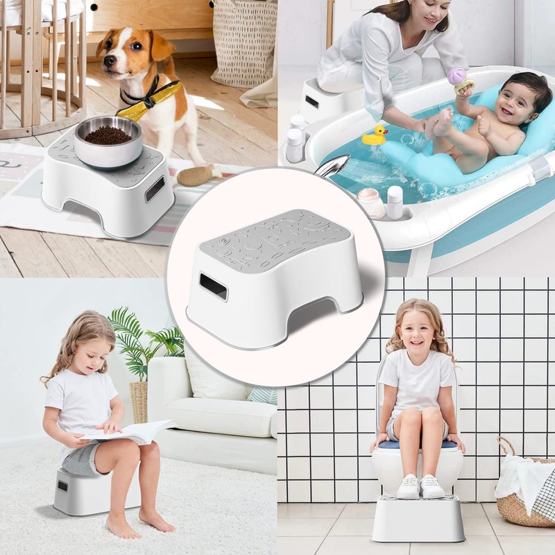 UNCLE WU Kids Step Stool - Lightweight and Easy to