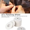 10pcs Angle Grinder Polishing Discs Wool Buffing Grinding Wheel Pads