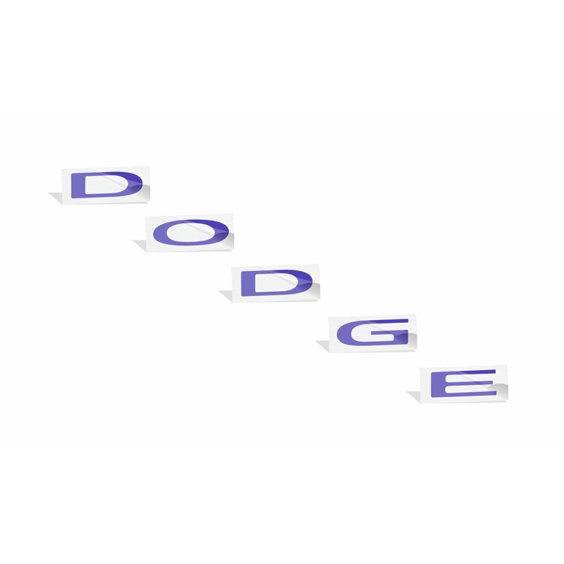 Rear Dodge Emblem Overlay Decal - Fits 2011-2023 Charger -
