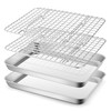 Joyfair 9 Inch Baking Pan & Cooling Rack Set (2