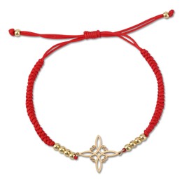 Mikovivi Witches Knot Bracelet, Adjustable Weave Charm Bracelet with Stainless Steel Magic Witchcraft Witch's Knot Ideal Wiccan Jewelry Gift For Woman & Man