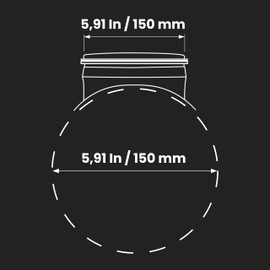 Round Saddle Take Off for 6'' Inch Duct - 6'' Outlet Branch Extension - 90 Degree Splitter - Vent Duct Transition - Round Easy-Fit Galvanized Steel HVAC Takeoff Ducting
