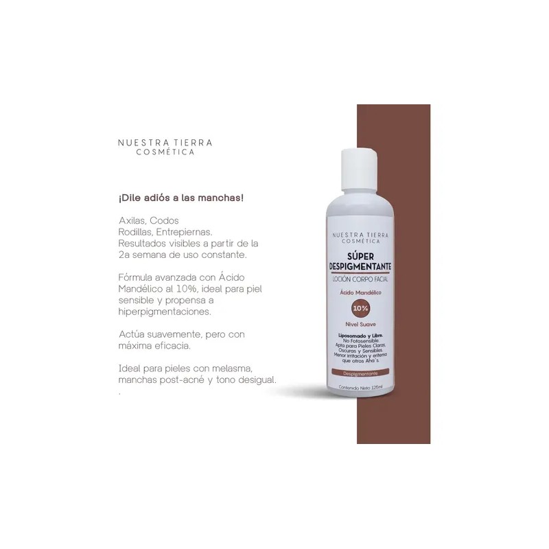 Loción Súper Despigmentante + Crema Despigmentante Zonas Int