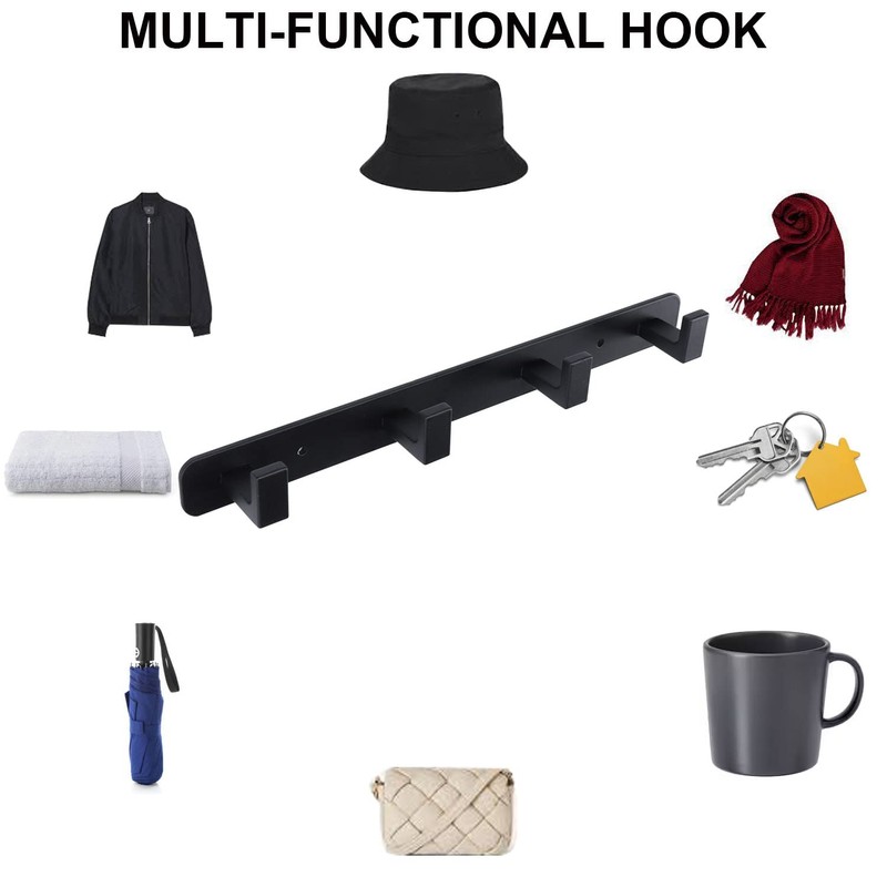Vanloory Coat Rack, Heavy Duty Stainless Steel 4 Tri Coat
