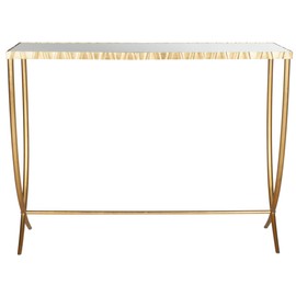 Safavieh Home Collection Princess Mirror Top Console Table, Gold