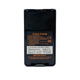 Fascinatacc 2 Pack KNB-57L 2600mAh Li-ion Battery Pack for TK-3360 TK-3160 TK-3170 TK-2170 TK-2140 TK-3140 TK-2160 NX220 NX320 Radio KNB-35L KNB-55L KNB-78L KNB-79LC