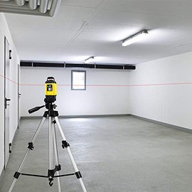 Nivel Láser Giratorio en 360 autonivelación BD7A para alinear agujeros, cuadros, azulejo, estanterías, 3 modos de proyección, abrazadera universal... 