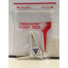 N.O.S. DELTA Airlines   Bag of 4 Logo  GOLF TEES + Ball Marker Jets Airplanes
