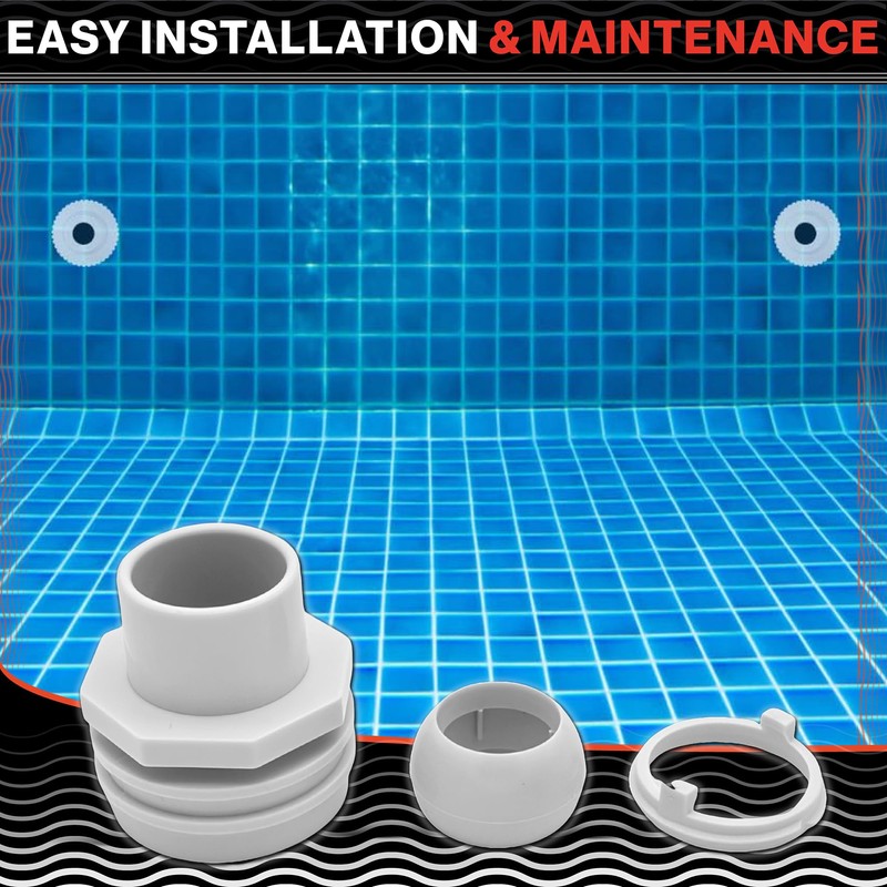 Swimables Flush Mount Return Fitting | Compatible with Most Pool