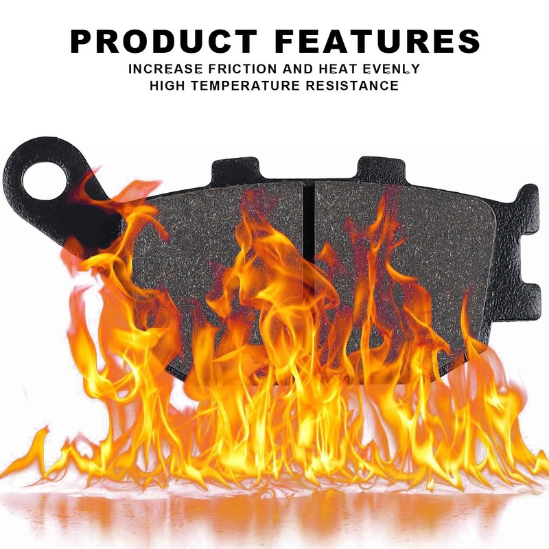Brake Pads Front & Rear Compatible with Honda VT1100 C2/C3
