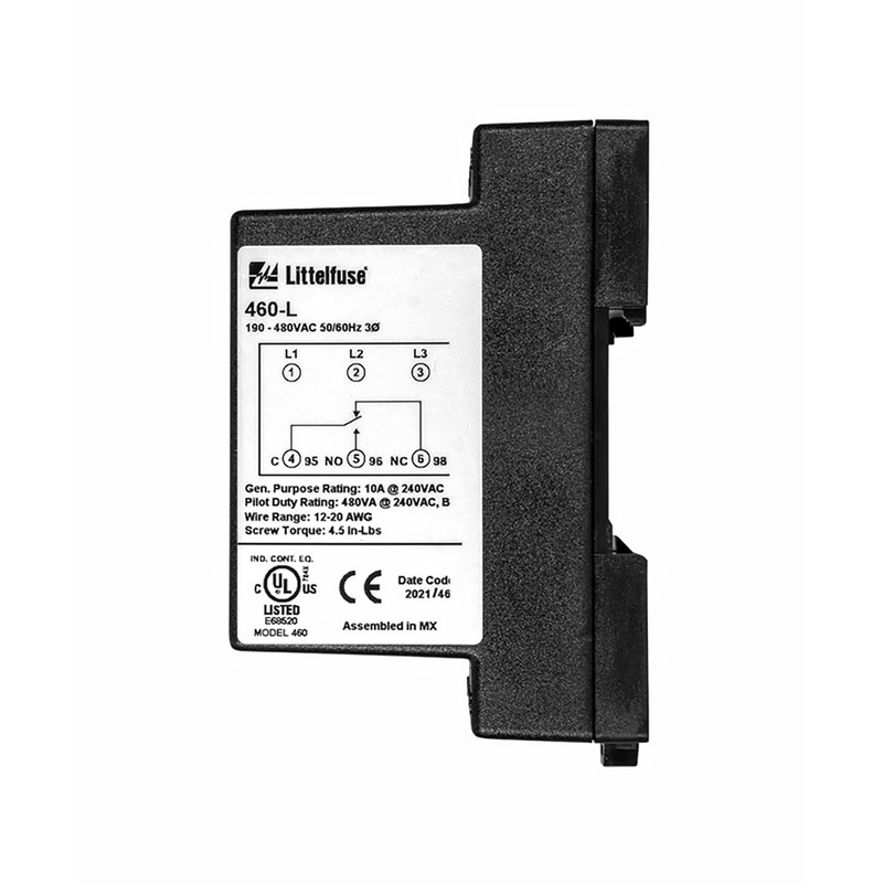 SymCom MotorSaver 3-Phase Voltage Monitor, Model 460-L, 190-480V, Fixed Unbalance