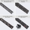 Continuous & Piano Hinges, Black Stainless Steel 304 Continuous Folding