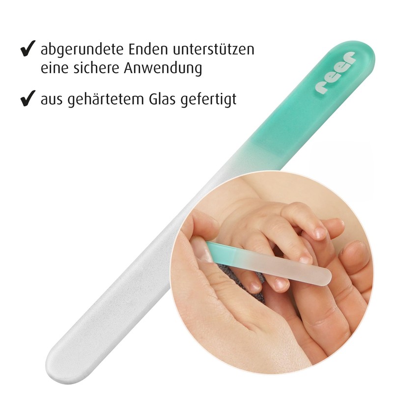 Reer PremiumCare 81043 Baby Glass Nail File, Made in the