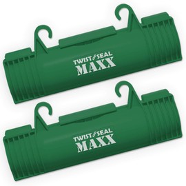 Twist and Seal Maxx (2 Pack) - Heavy Duty Outdoor Extension Cord Plug Head Protector Safety Cover Connector and Weatherproof Electrical Guard for Large 10 Guage Cords – Green