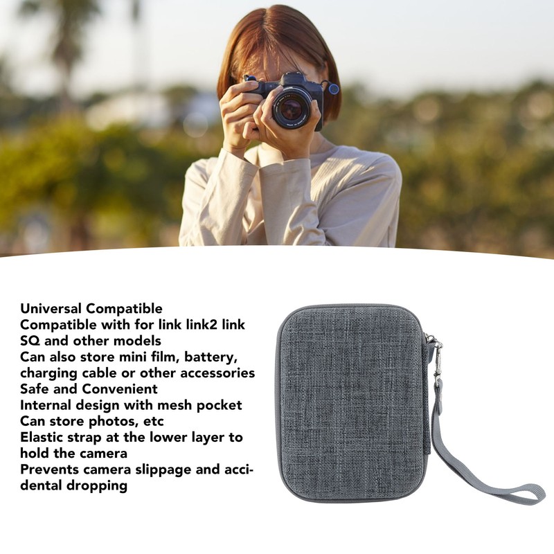 Portable Camera Case Waterproof Protective Hard Shell Universal Mini Camera
