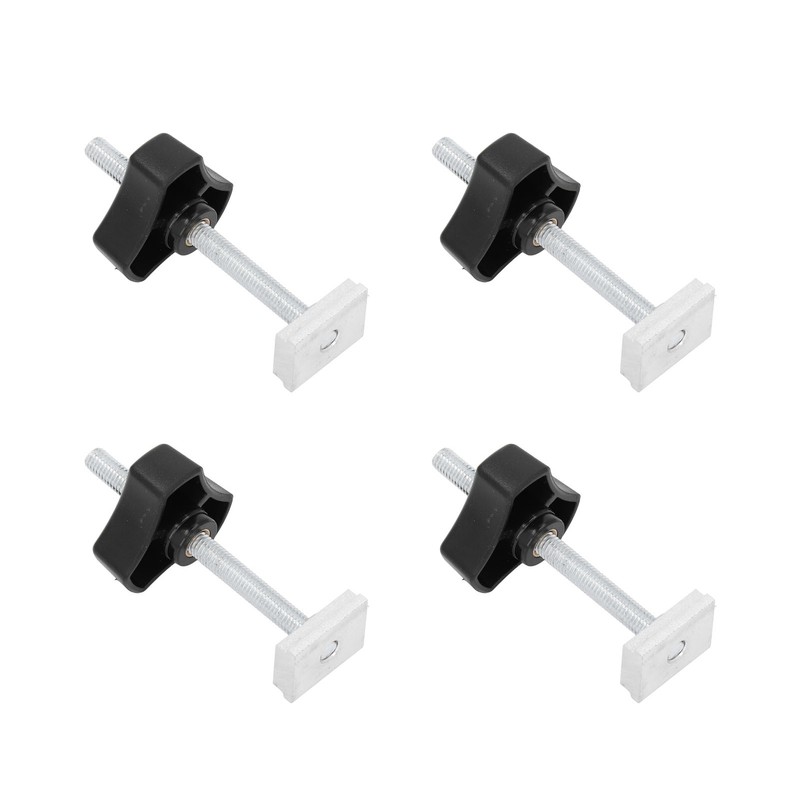 10 Set T Track Kit Woodworking Slider Bolt Knob Accessories