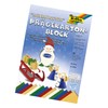 folia 64649 - Prägekartonblock Weihnachten, 24 x 34 cm, 30