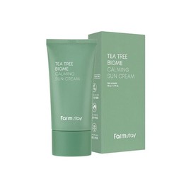 Farmstay 팜스테이 티트리 바이옴 카밍 선크림 50g Farmstay Tea Tree Biome Calming Sunscreen 50g
