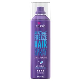 Aussie Instant Freeze With Jojoba Oil & Sea Kelp Hairspray, 7.0 Oz, 7 Fl Oz
