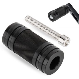 KICRY Motorcycle Shifter Peg Shift Lever Black/Chrome CNC Billet Foot Pegs Compatible with Harley Davidson Sportster Touring Softail Street Glide Road Dyna (Black-C,1pcs)